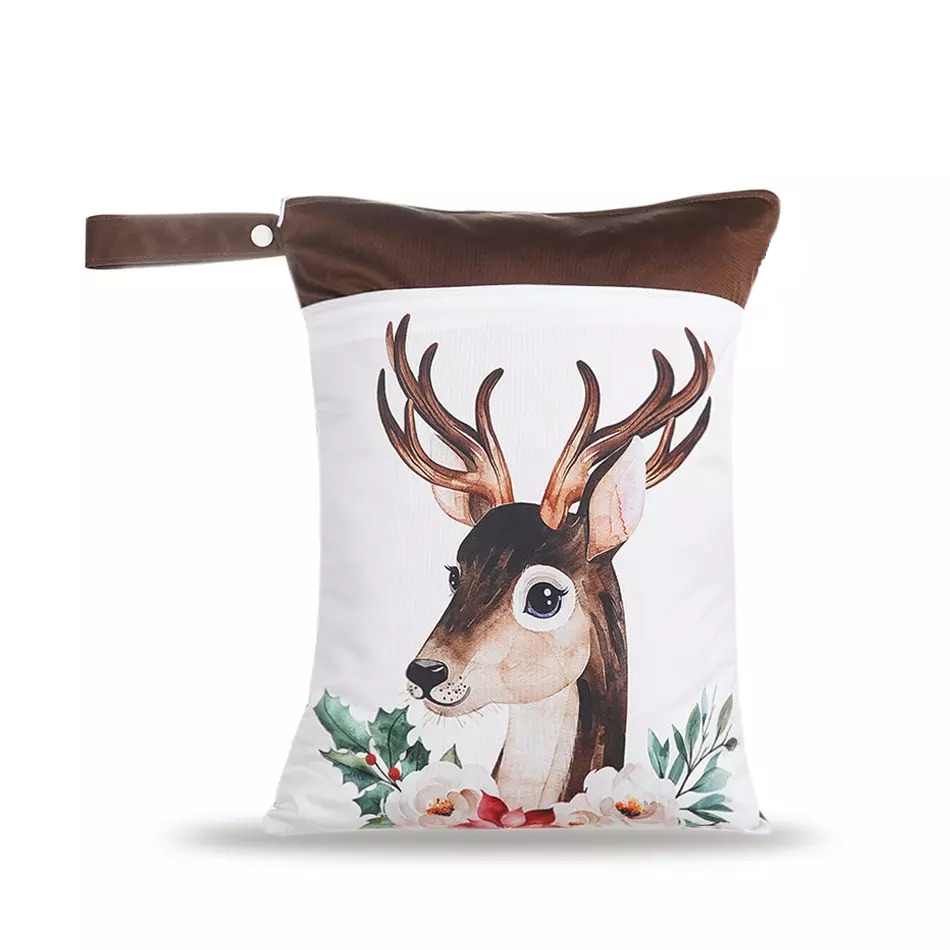 Hirsch  / dunkelbraun - 30x40cm