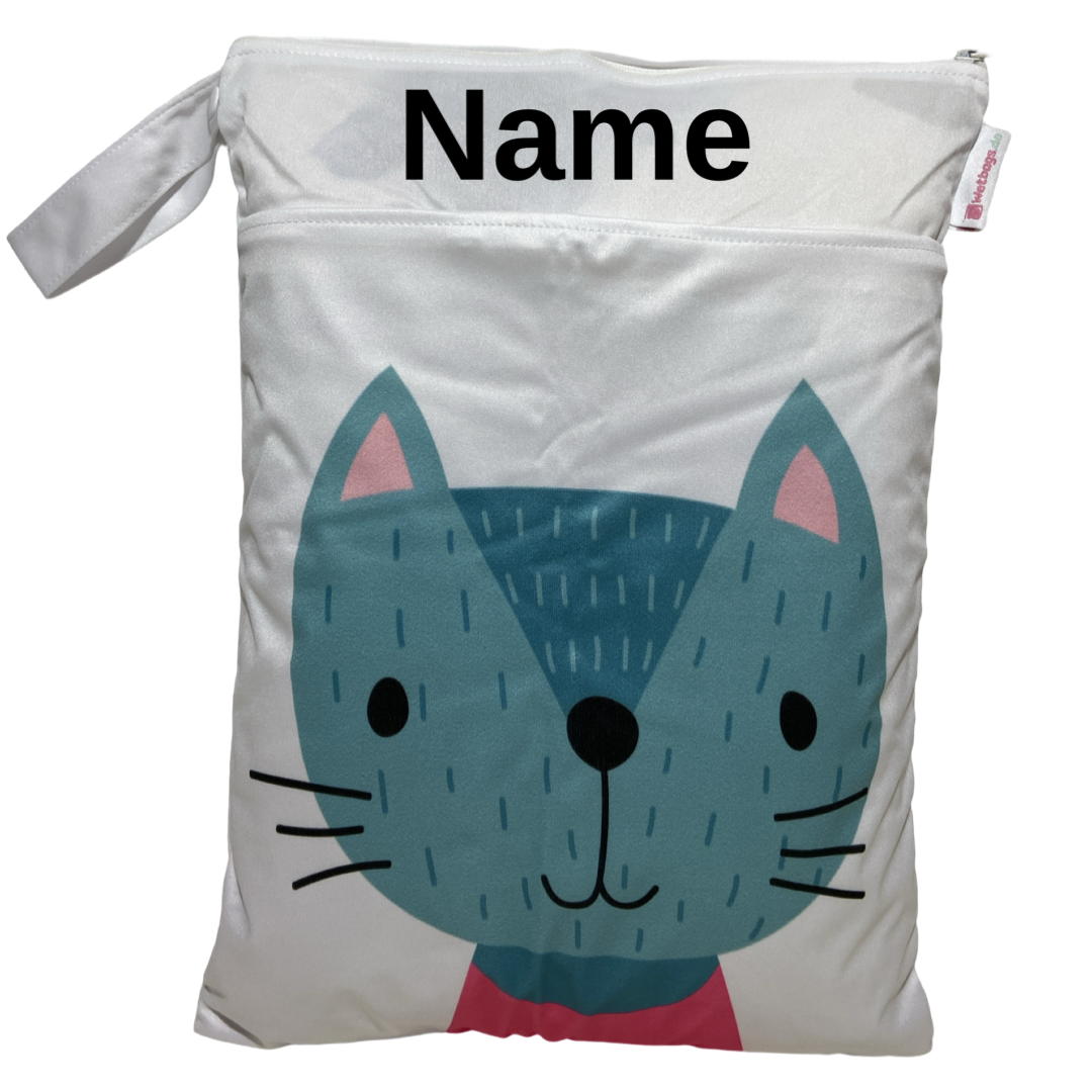 Katzen / weiss - 30x40cm