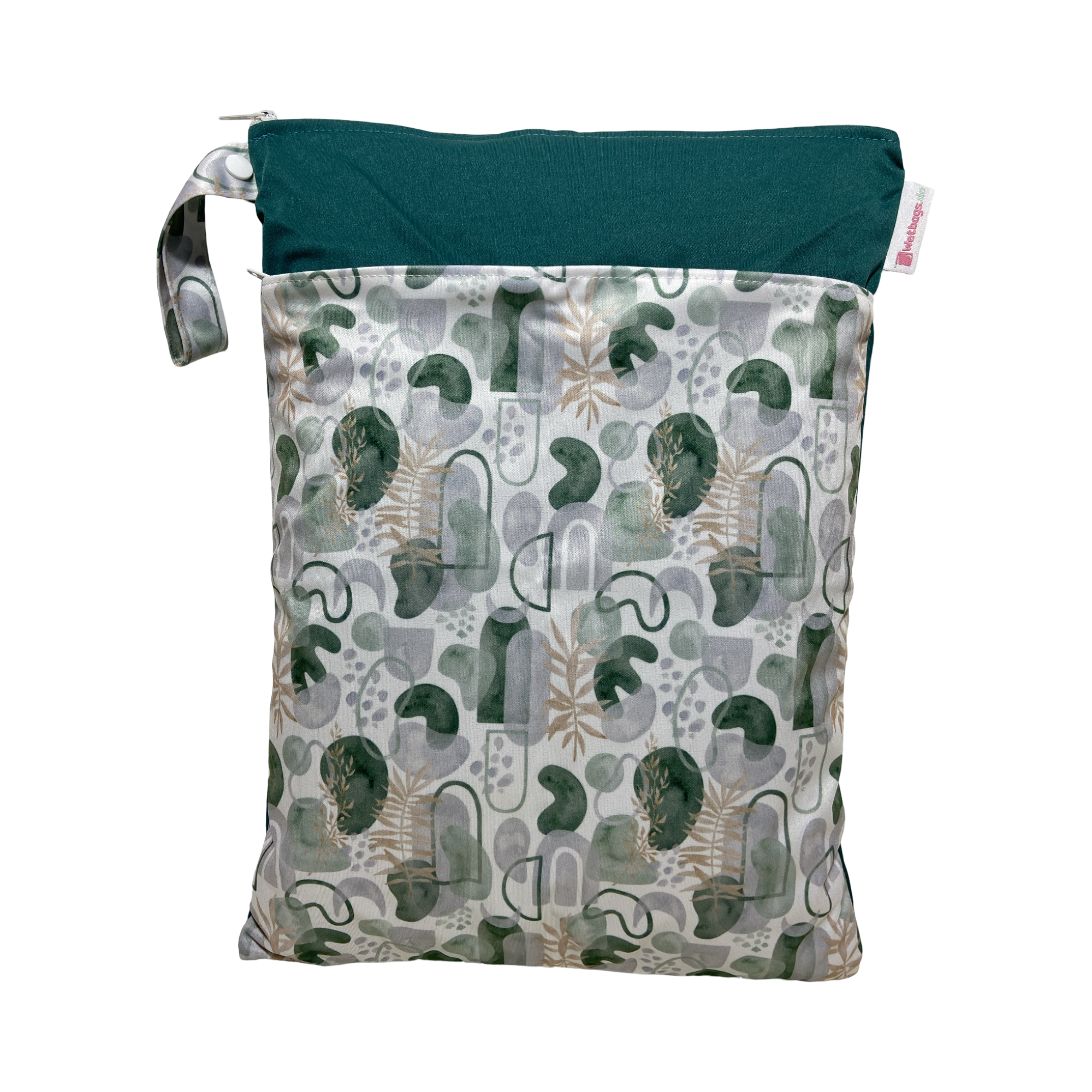 Blätter  / dunkelgrün - 30x40cm