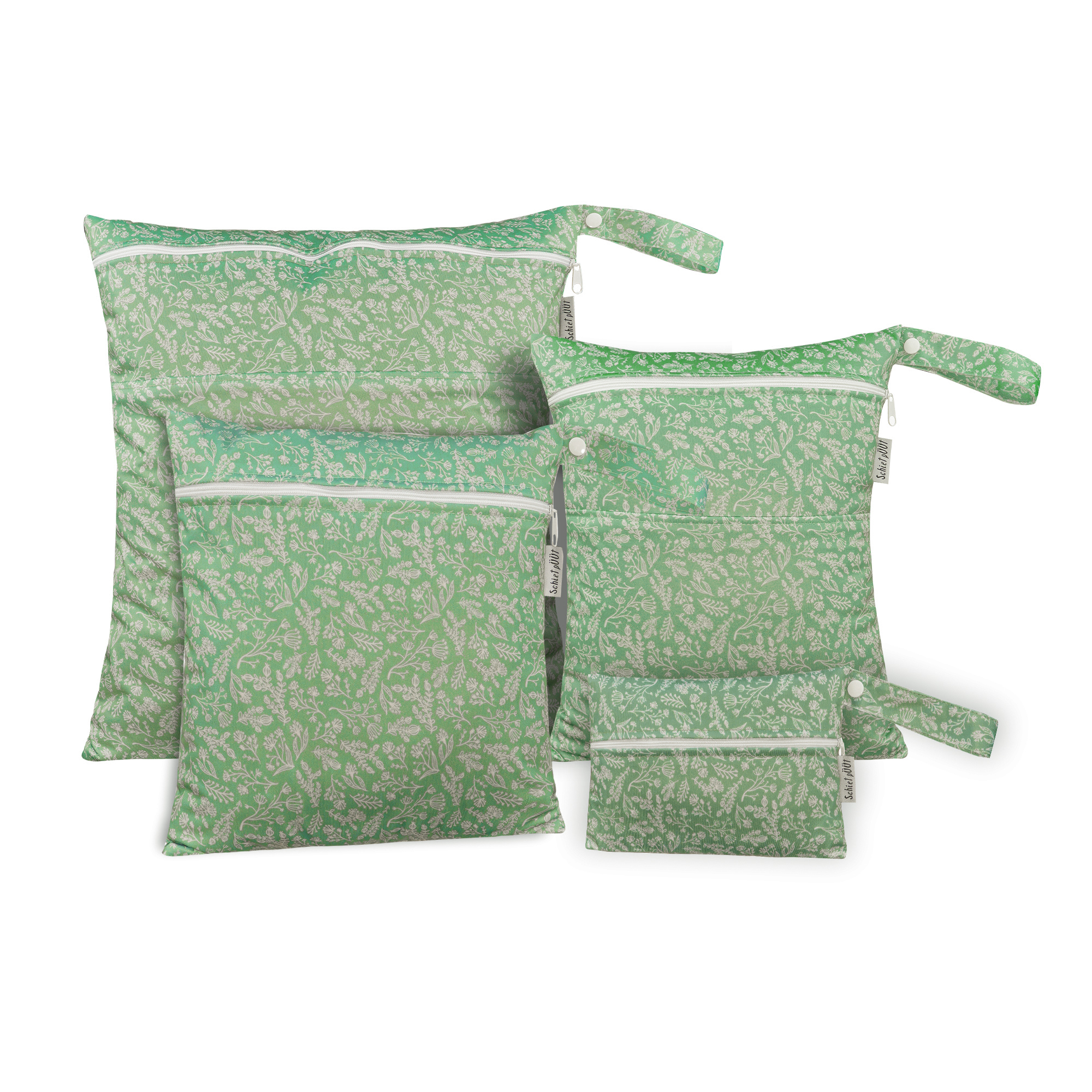 Gräser / grün - 4er Set