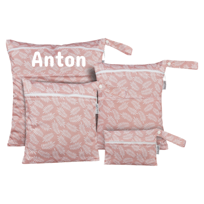 Farn / rosa - 4er Set