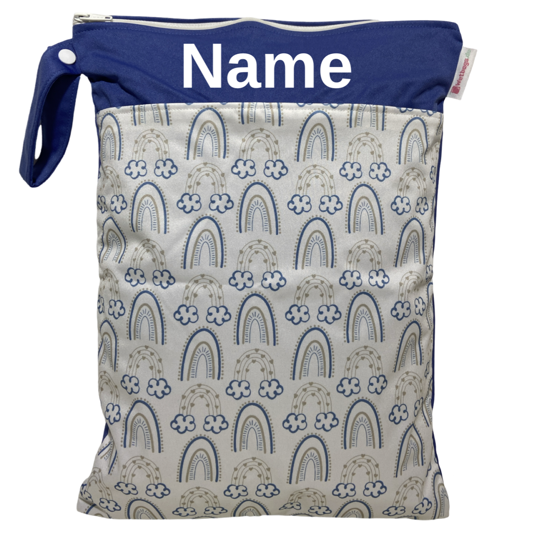 Regenbogen / dunkelblau - 30x40cm