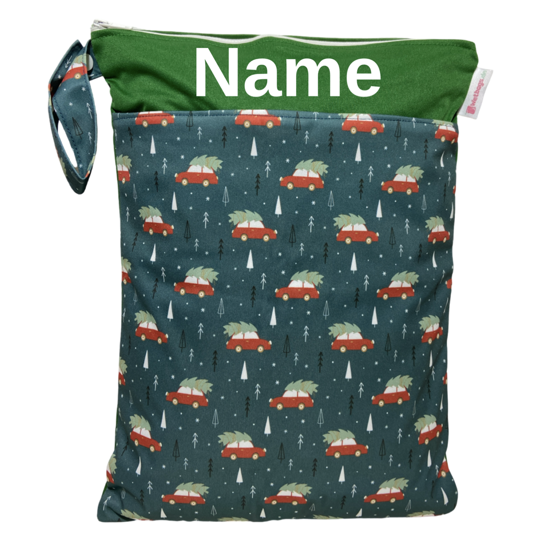 Weihnachten  / dunkelgrün - 30x40cm