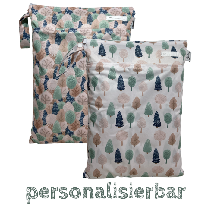 Wald / personalisierbar - 2er Set 30x40cm